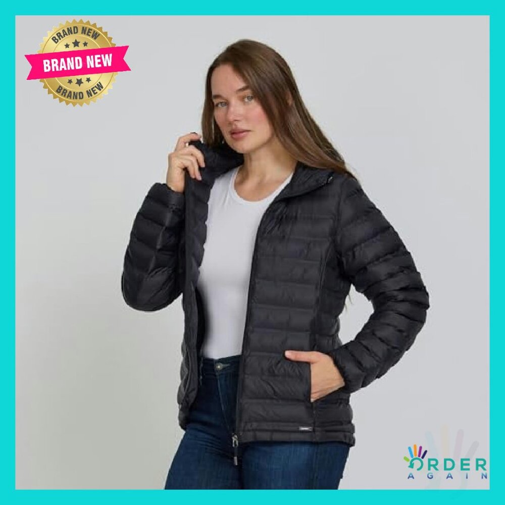 Packable Puffer Jacket Hooded Lightweight Quilted… - image 3